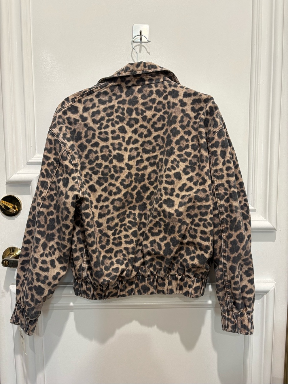 Pilcro by Anthropologie Leopard Bomber Jacket - Picture 2 of 5